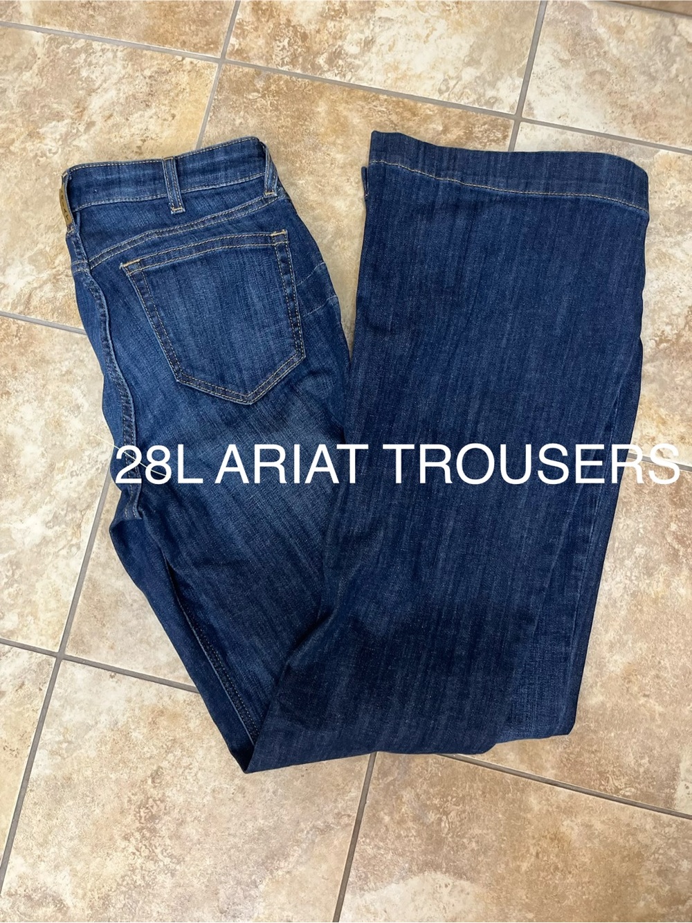 28L (35 long) Ariat Women's Dark Trouser Jeans-